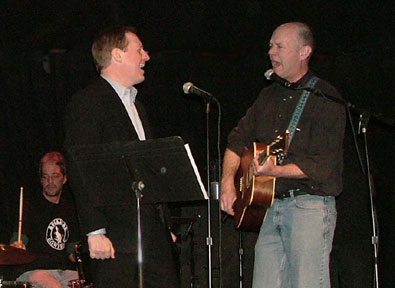 Mayor Dave Cieslewicz (Mayor of Madison) with Peter Leidy